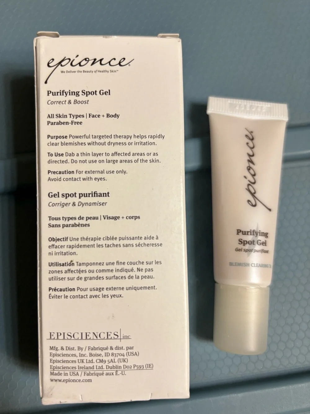 Epionce Purifying Spot Gel, 0.34 fl oz, new in box